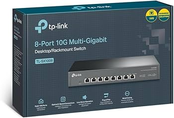 Amazon | TP-Link 8ポート 全ポート10G対応 10G マルチギガビット