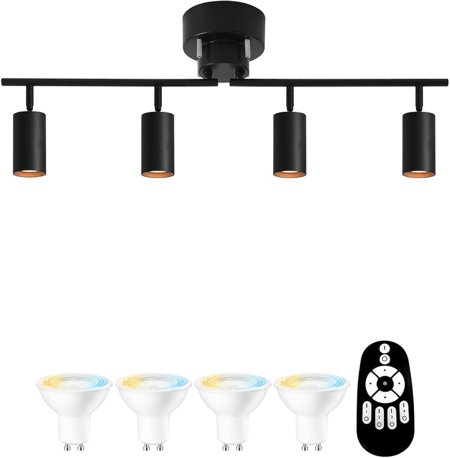 Amazon.co.jp : ANWIO シーリングライト 4灯 スポットライト 700LM 6畳