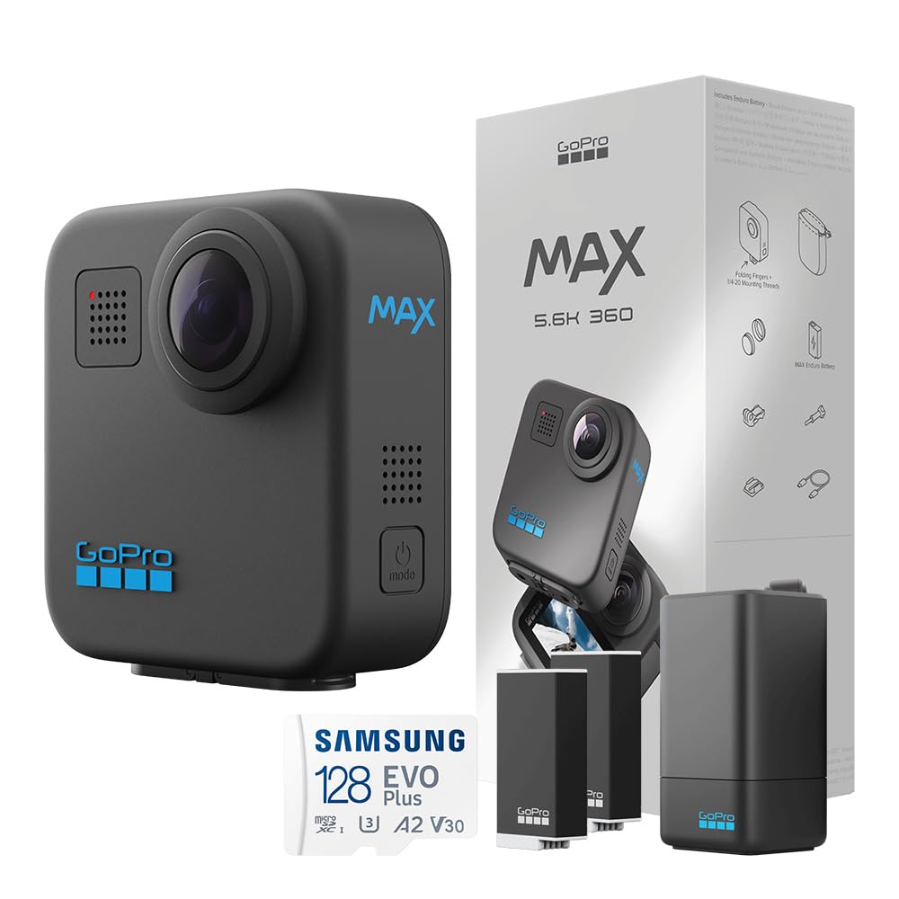Amazon | GoPro公式限定 GoPro MAX + デュアルバッテリーチャージャー