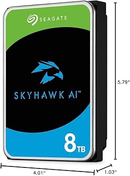 Amazon.com: Seagate Skyhawk AI 8TB Video Internal Hard Drive HDD