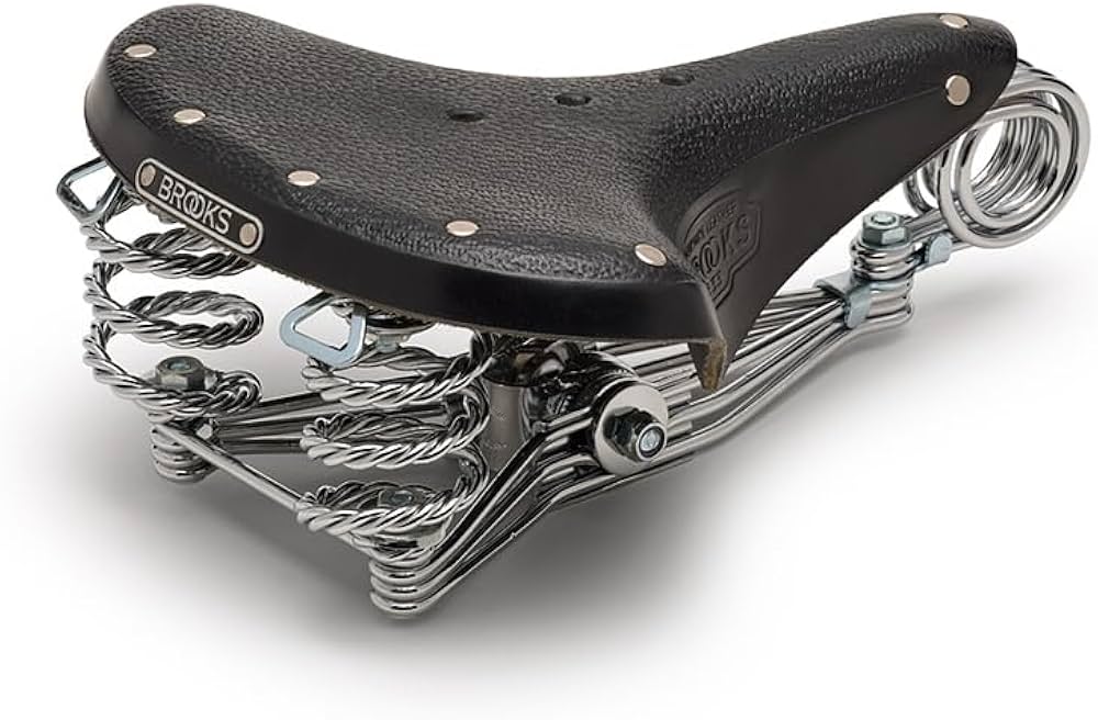 Amazon | BROOKS(ブルックス) レザーサドル 大型スプリング使用シティ