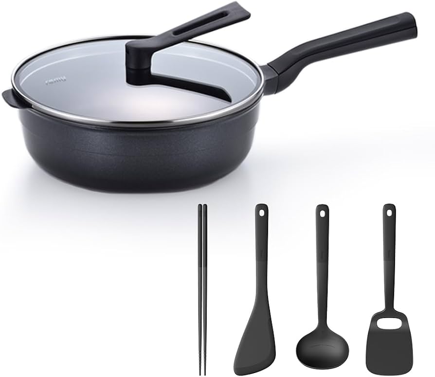 Amazon | remy レミパンプラス ツール4種セット 24cm (ブラック) 深型