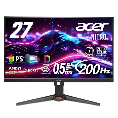 Amazon.co.jp: Acer 27インチ WQHD IPS 非光沢 エルゴスタンド 200Hz