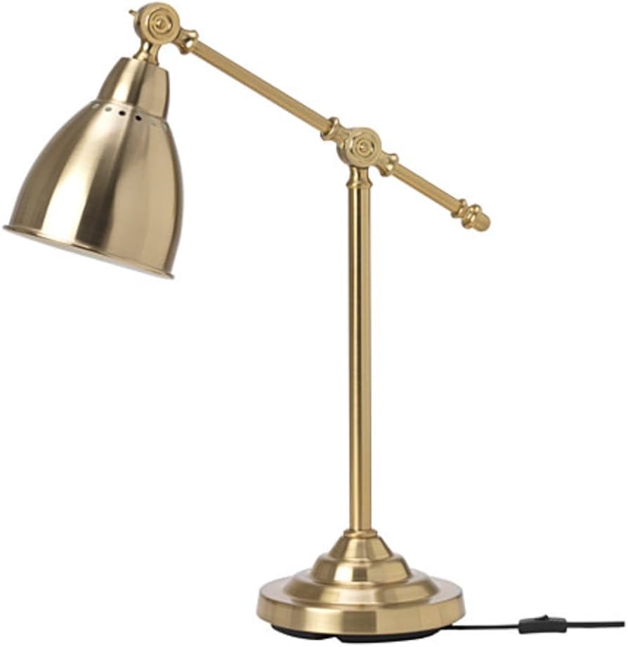 Amazon.co.jp : IKEA/イケア BAROMETER：ワークランプ 黄銅色