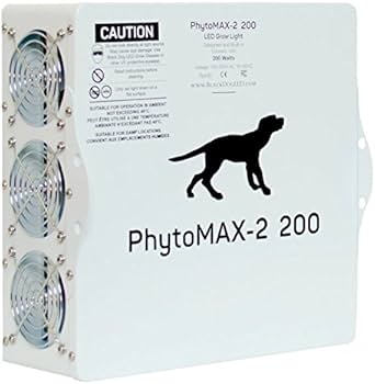 Amazon.com: Black Dog LED PhytoMAX-2 200 | LED Grow Lights | High