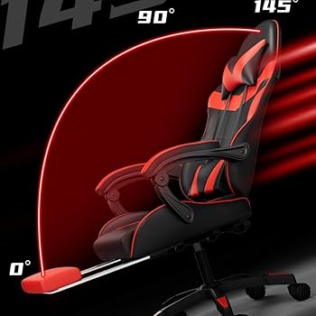 Amazon.co.jp: Arfobugゲーミングチェア フットレスト付き デスク