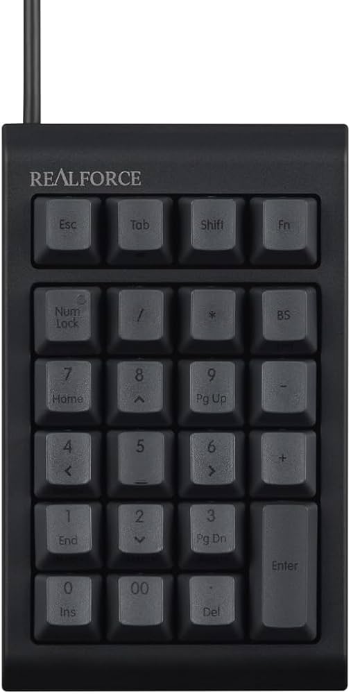 Amazon.co.jp: REALFORCE RT1 テンキーボード ブラック キー荷重 45g
