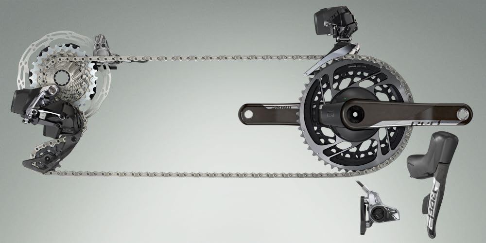 Amazon | SRAM RED eTap AXS 電子ロードグループセット - 1倍 12速 HRD