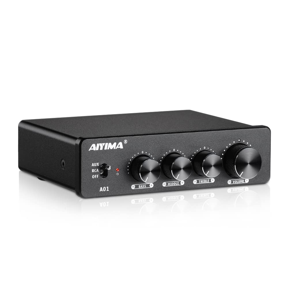 Amazon | AIYIMA A01 2.0/2.1 チャンネルアンプ 100W*2 パワーアンプ