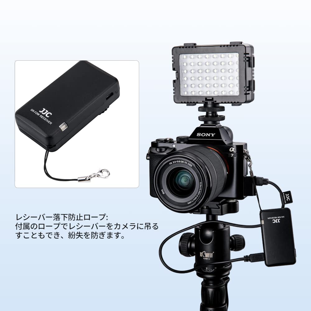 Amazon | JJC ワイヤレスリモートコマンダー Sony RMT-VP1K / RM-VPR1