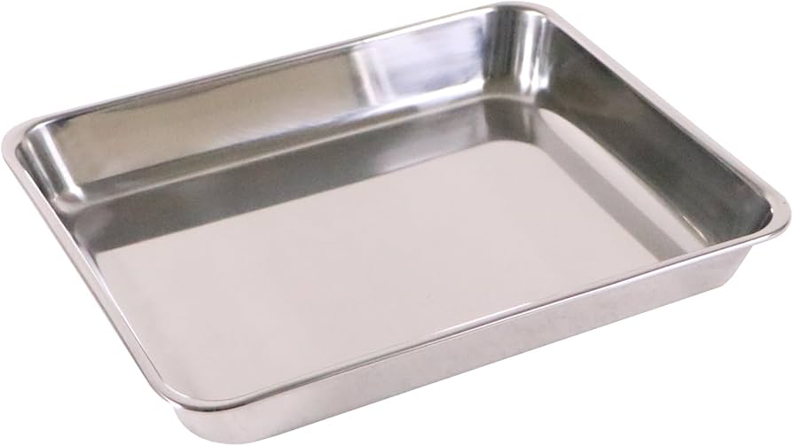 Amazon｜大屋金属 クローバー印 18-8ステンレス角バット 12枚取