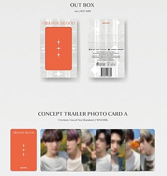 ENHYPEN ORANGE BLOOD 5th Mini Album Weverse Albums Ver | Amazon.com.br