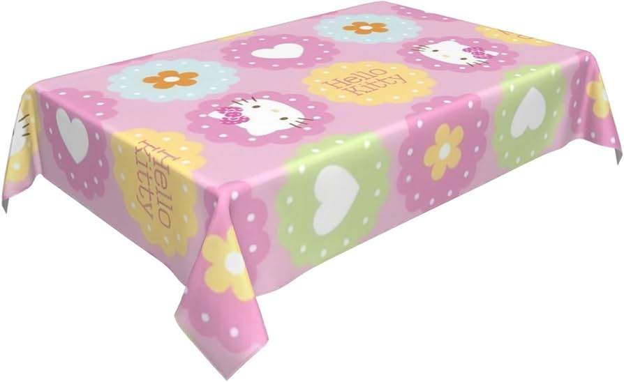Amazon｜ハローキティ テーブルクロス テーブルマット デスクマット