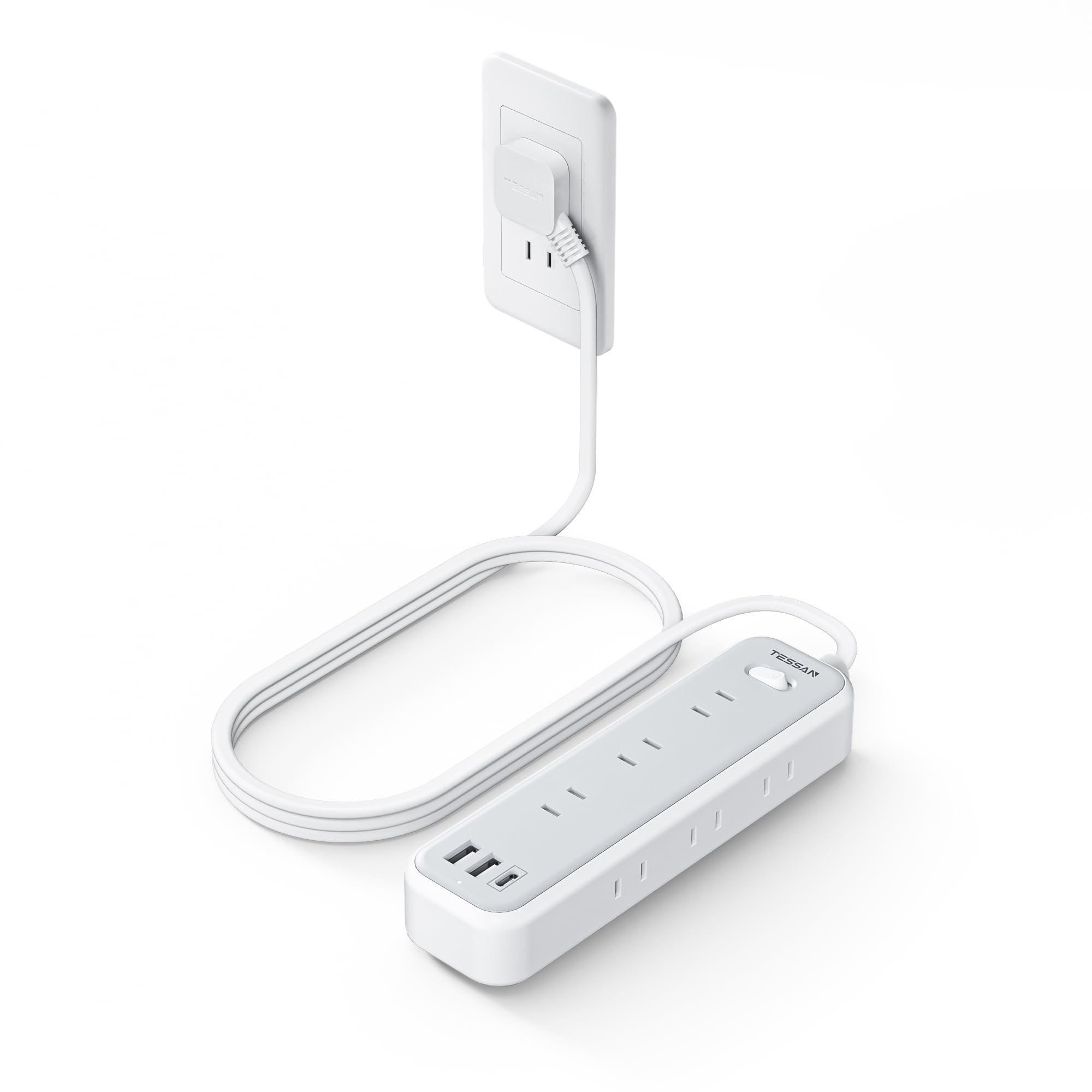 Amazon.co.jp: 延長コード 2m 電源タップ usb たこあしコンセント