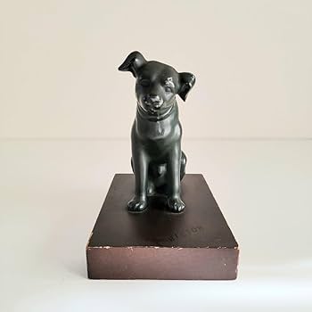 Amazon.co.jp: 寄贈品 日本ビクター株式会社 記念 ビクター犬 金属