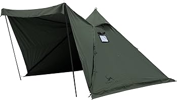 Amazon.co.jp: TOMOUNT ワンポールテント 1.7m TC テント 煙突穴付き