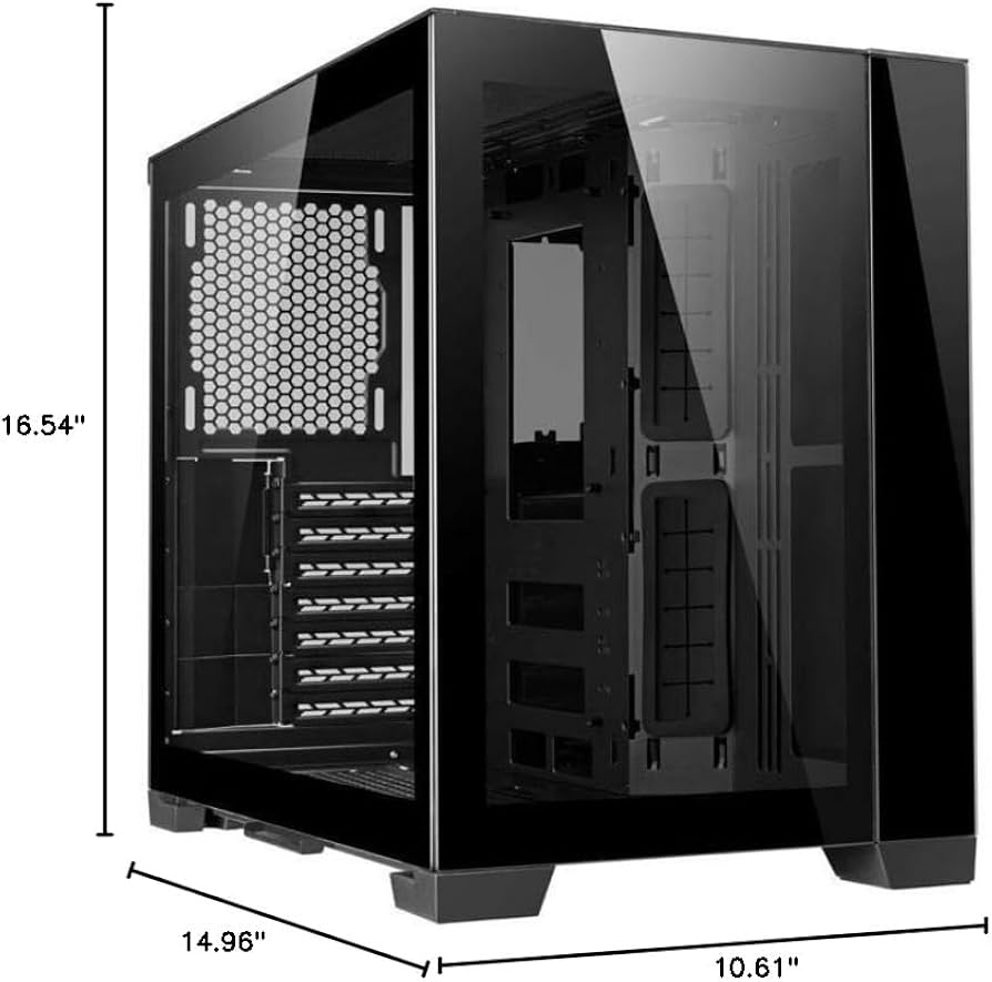 Amazon.com: Lian-Li Case O11D MINI -X Mid Tower Black 2x2.5 2x3.5