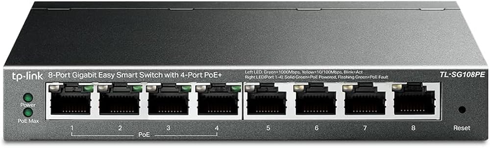 Amazon | TP-Link スイッチングハブ PoE ギガ8ポート PoE オートMDI