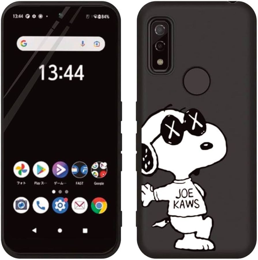 Amazon.co.jp: Arrows We F-51B ケース スヌーピー スマホケース 耐