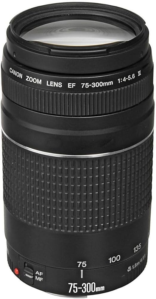 Amazon.co.jp: Canon EF 75 – 300 mm f / 4 – 5.6 III望遠ズームレンズ