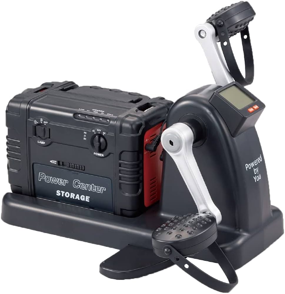 Amazon | まわしてチャージ 充電丸 ポータブル電源 LEDライト ペダル