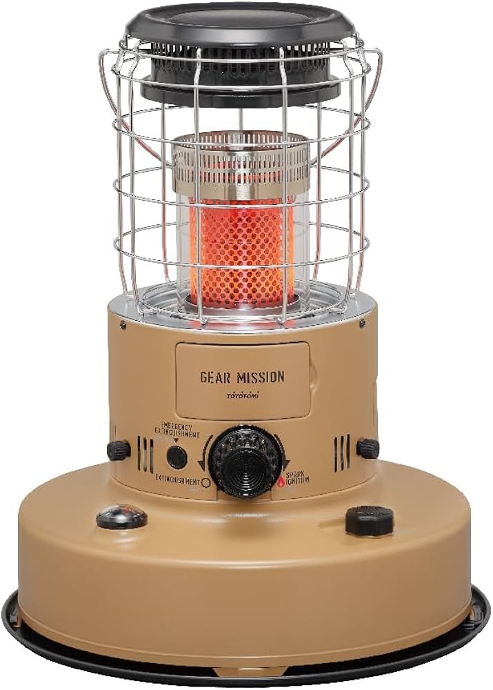 Amazon | 【トヨトミ】 GEAR MISSION 赤熱対流形石油ストーブ RR-GER25