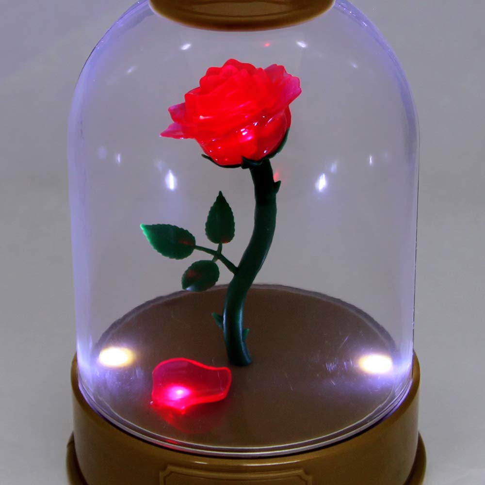 Amazon.co.jp: ランタン ライト ( ローズドーム 美女と野獣 ) 光る