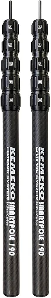 Amazon.co.jp: KEMEKO ケメコ テレスコカーボンスマートポール190cm 2