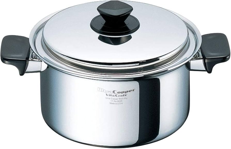 Amazon｜ビタクラフト 両手鍋 深型 ウルトラカパー 4.0L 9025｜両手鍋
