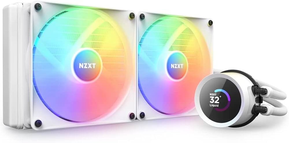 Amazon | NZXT KRAKEN RGB 280 White 簡易水冷CPUクーラー RL-KR280-W1