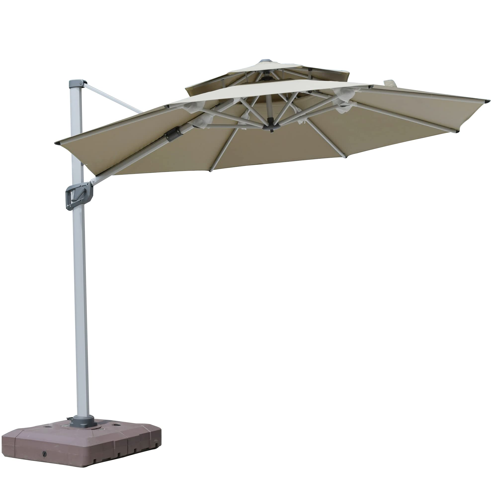 Amazon.co.jp: ViCoopZim ガーデンパラソル 大型 パラソル 風に強い