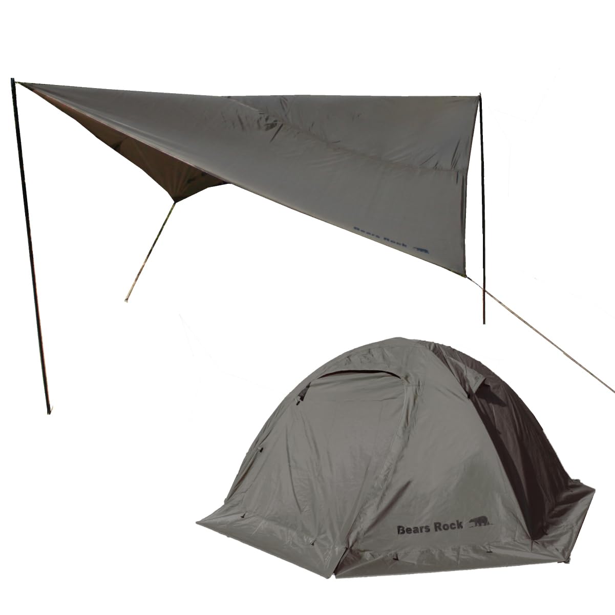 Amazon | Bears Rock ベアーズロック ハヤブサテントタープセット 2人