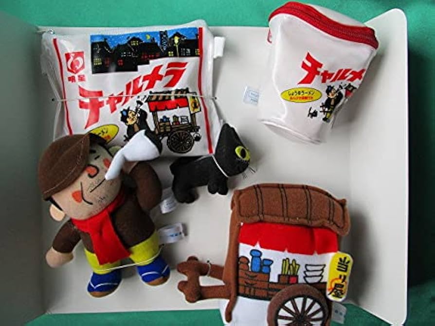 Amazon.co.jp: 明星 チャルメラ オリジナル キャラクター グッズ 5点