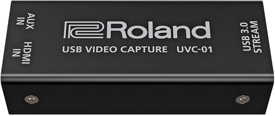 Amazon.com: Roland UVC-01 USB Video Capture | Plug-and-Play for