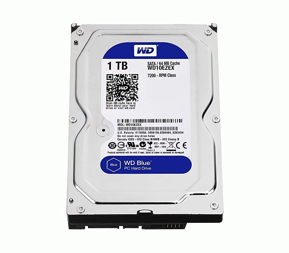 Amazon.com: Western Digital Blue WD10EZEX 1TB 3.5 inches SATA