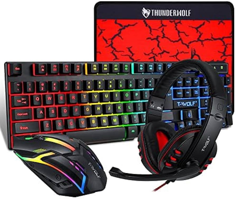 Amazon | T-Wolf ゲーミングコンボ TF800 キーボード/マウス