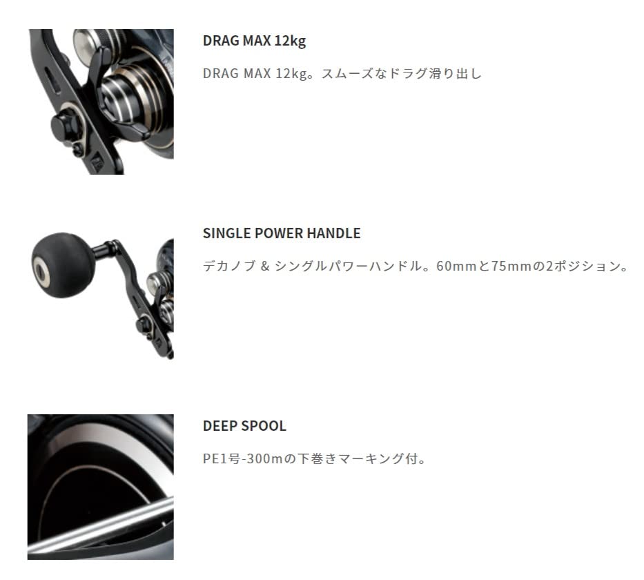 Amazon | テイルウォーク(Tail Walk) ベイトリール エラン ワイド