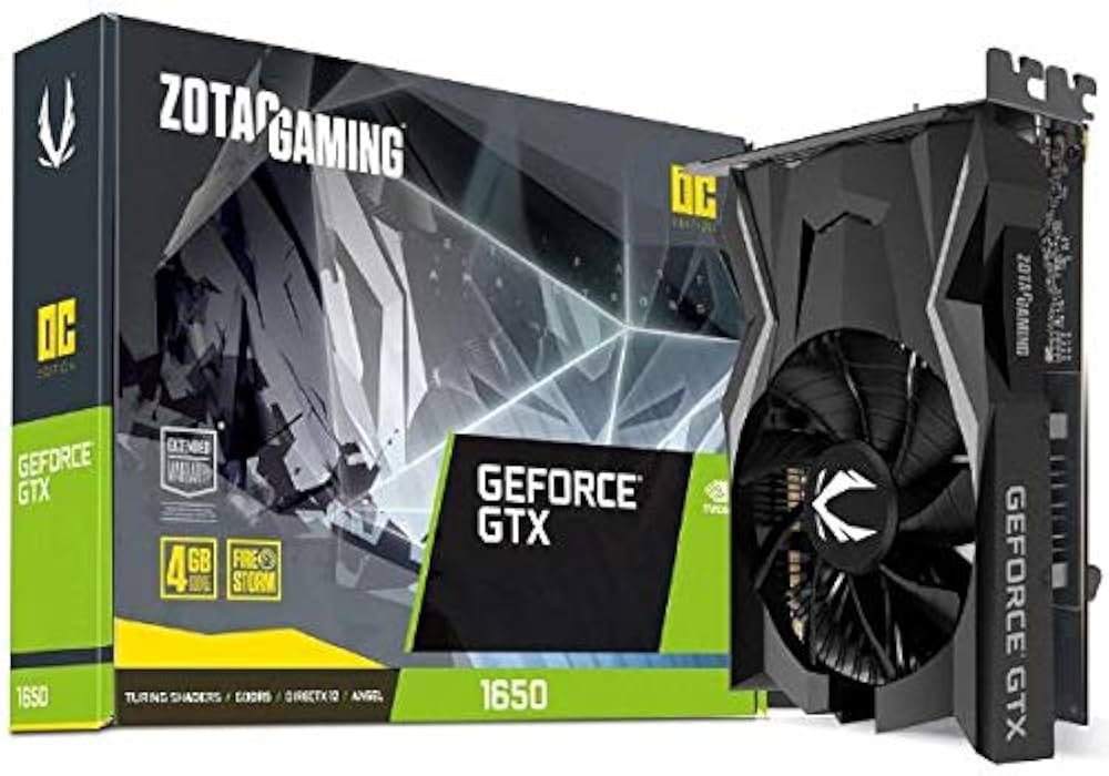 Amazon | ZOTAC GAMING GeForce GTX 1650 OC グラフィックスボード