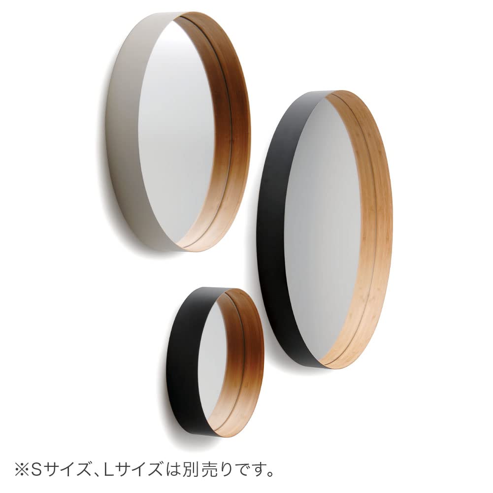 Amazon.co.jp: [ テオリ ] TEORI 壁掛けミラー ゼロ ZERO Mサイズ 墨色