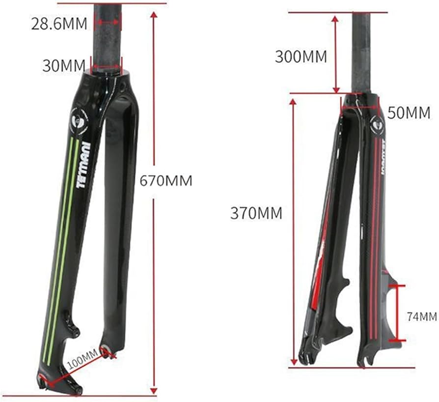 Amazon.co.jp: ロードバイク リジッドフォーク 700C カーボン