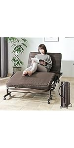 Amazon｜折りたたみ 電動ベッド セミダブル リクライニング ベッド