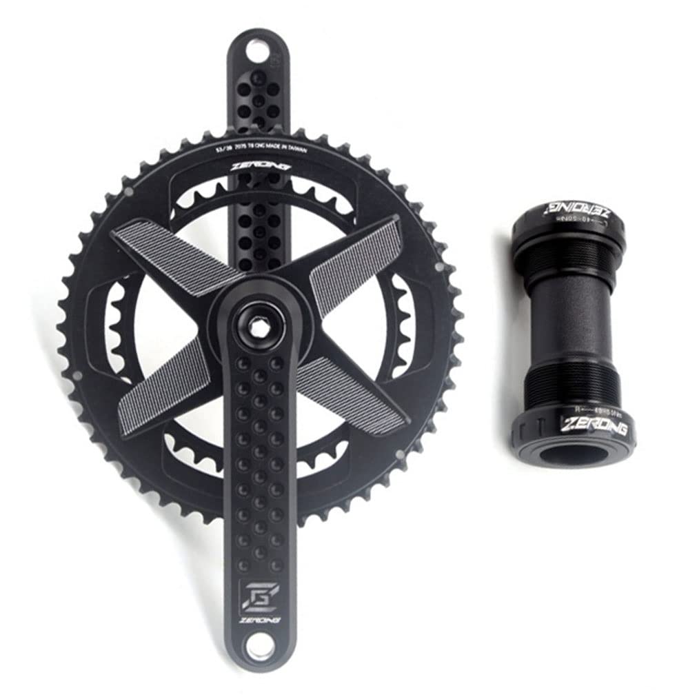 Amazon.co.jp: ロードバイク クランクセット ダブルチェーンリング 50