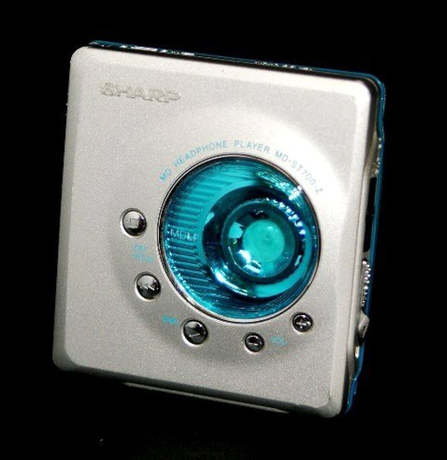 Amazon | SHARP シャープ MD-ST700-Z コバルト ポータブルミニディスク