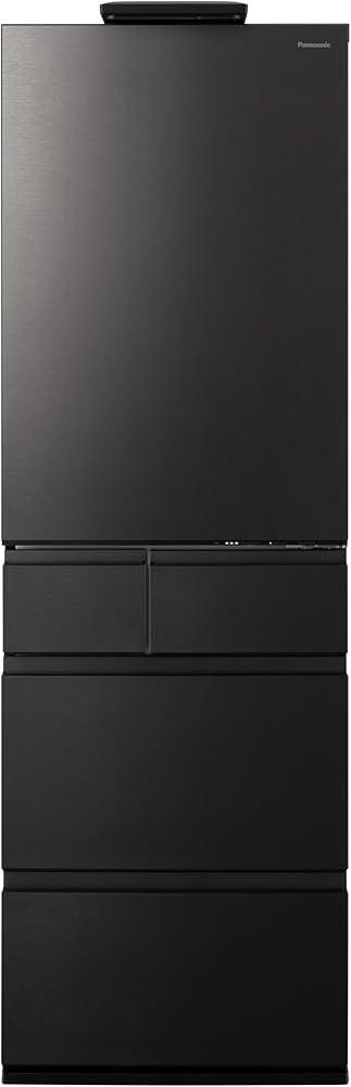 Amazon | パナソニック 冷蔵庫 幅60cm 457L 左開き NR-E46CV1L-K