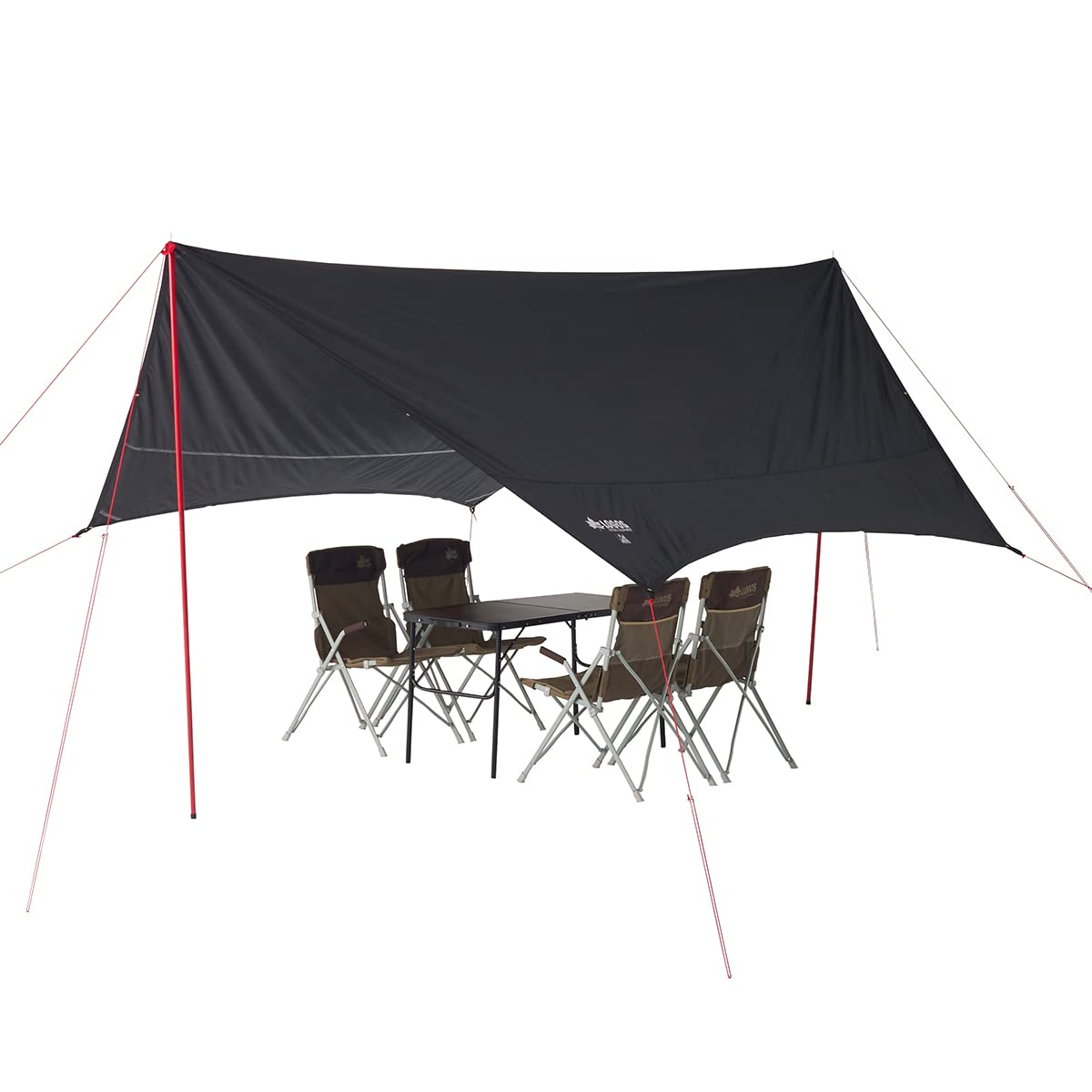 Amazon | Black UV ヘキサタープセット M | ロゴス(LOGOS) | タープ