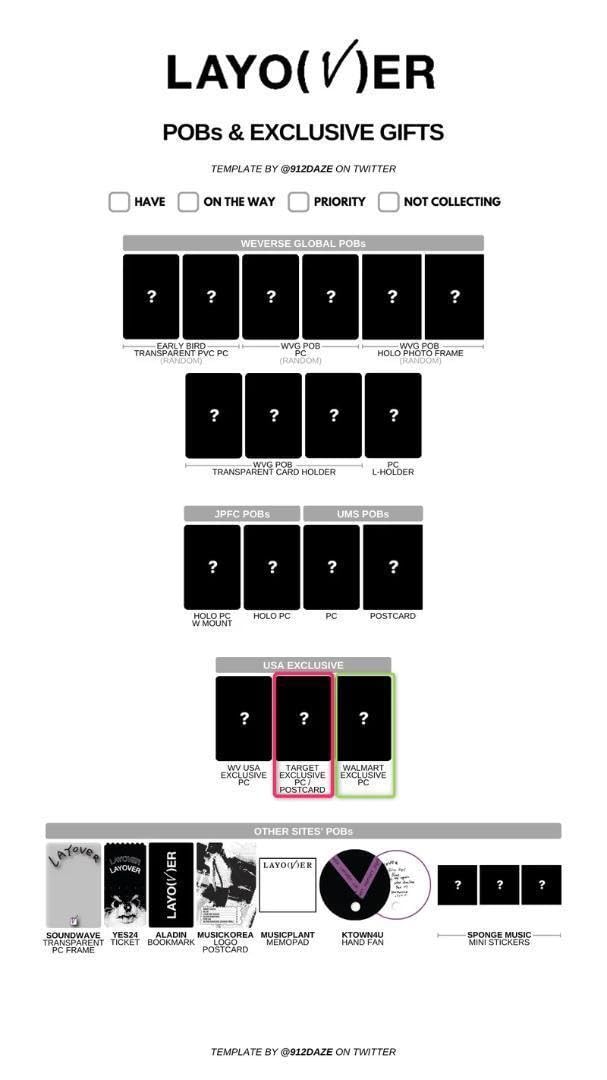 Amazon.co.jp: アメリカ限定版 BTS V テテ Layover USA限定特典 トレカ