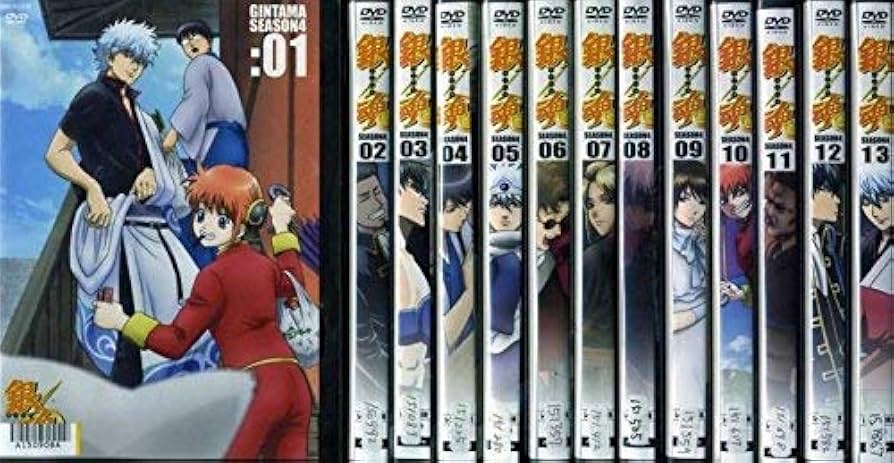 Amazon.co.jp: 銀魂 シーズン其ノ四 [レンタル落ち] 全13巻セット