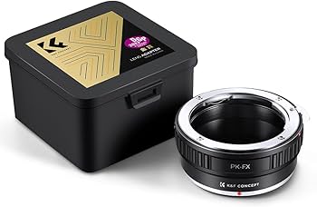 Amazon.com : K&F Concept Lens Mount Adapter Pentax PK Lens to Fuji