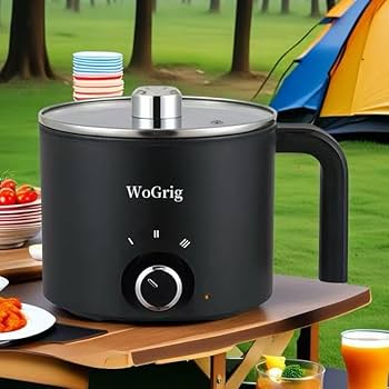 Amazon.com: 1.8L Electric Hot Pot，Ramen Cooker, Dual power supply