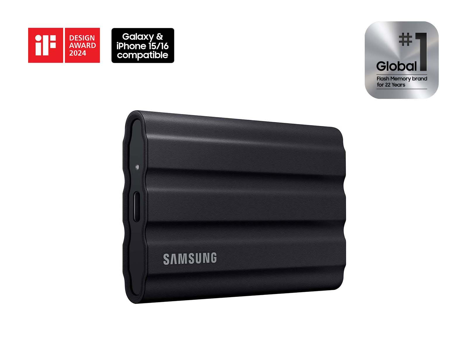 Amazon | SAMSUNG T7 Shield 4TB, Portable SSD, up-to 1050MB/s, USB